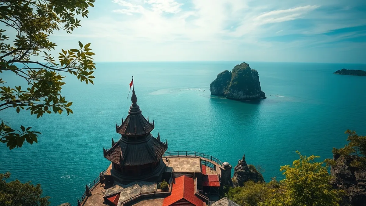 Ko Loi Temple (Offshore Rock Island) – Bild 1