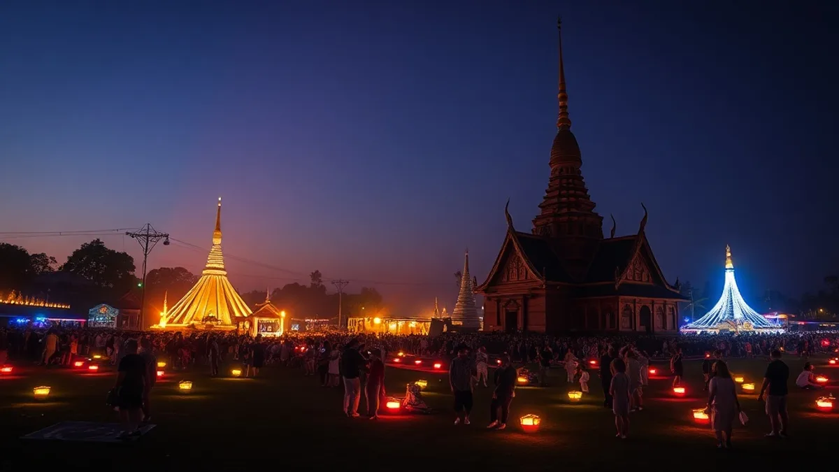 Sukhothai Loi Krathong Festival Grounds – Bild 1