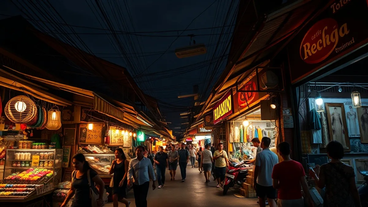 Chiang Mai Night Bazaar – Bild 1