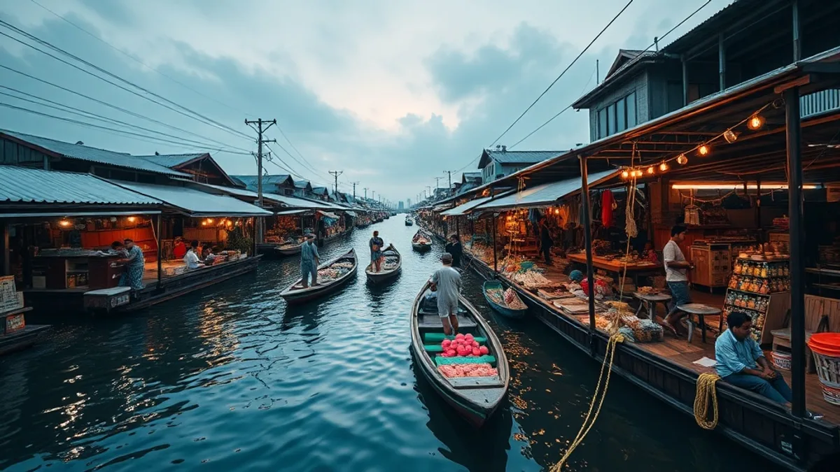 Nong Mon Market (Largest Floating Market Near Bangkok) – Bild 1