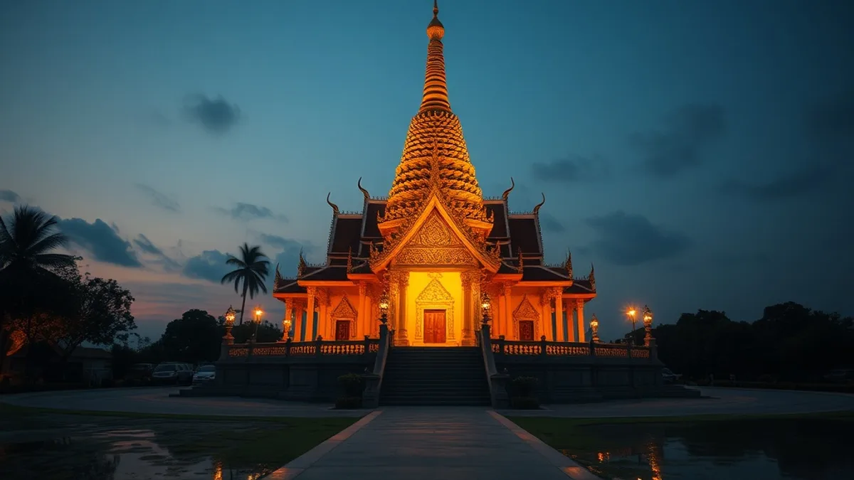 Phra Samut Chedi (Gulf Island Temple) – Bild 1
