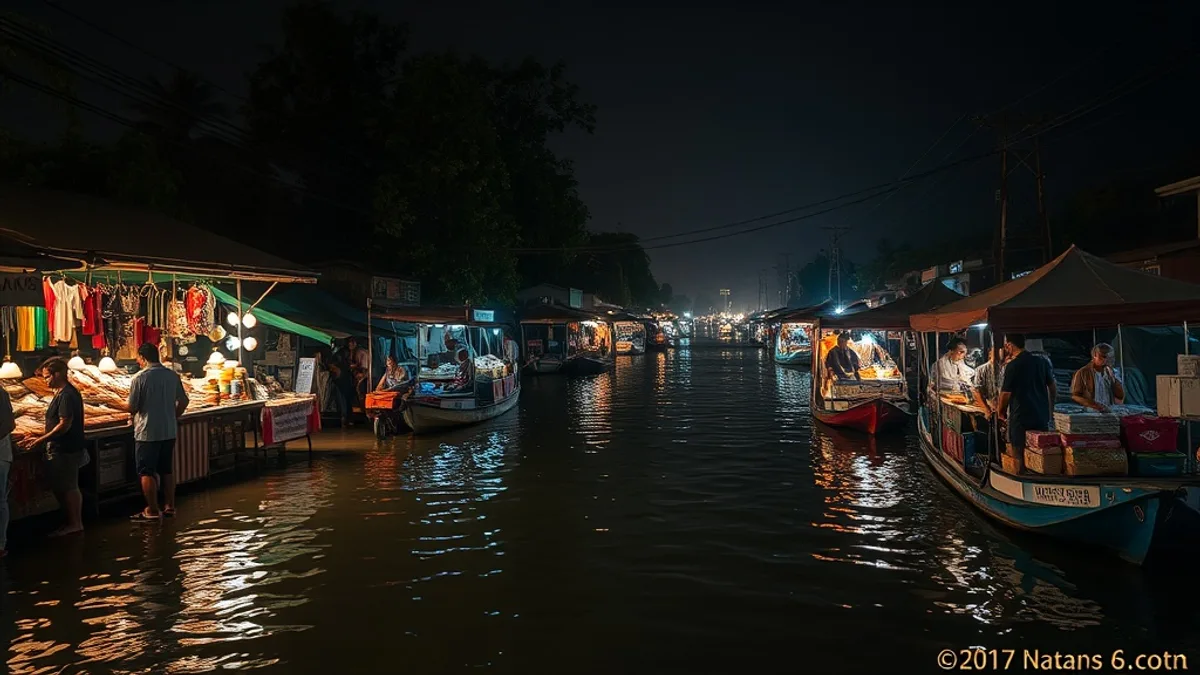 Tapee River Night Market & Waterfront – Bild 1