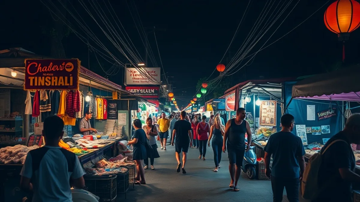 Thong Sala Night Market – Bild 1