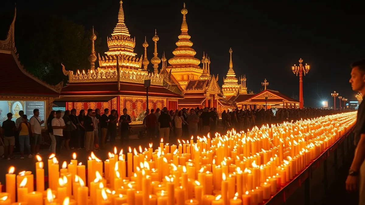 Ubon Ratchathani Candle Festival (Asahna Bucha) – Bild 1