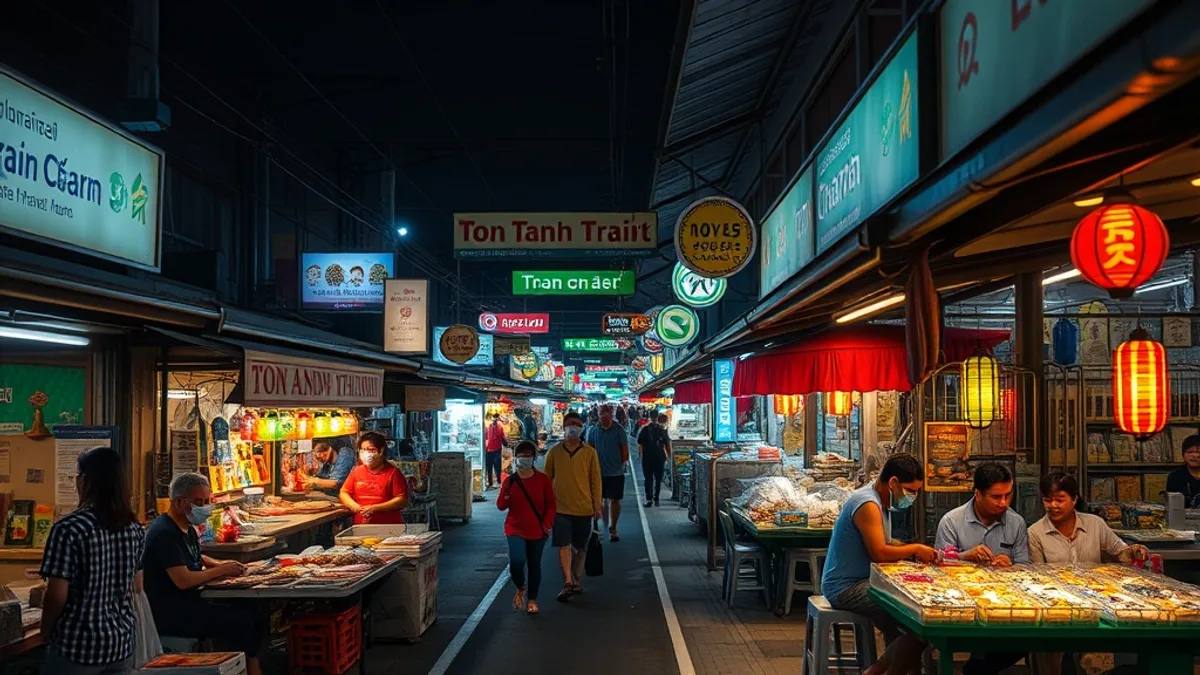 Ton Tann Train Market (UD Night Market) – Bild 1
