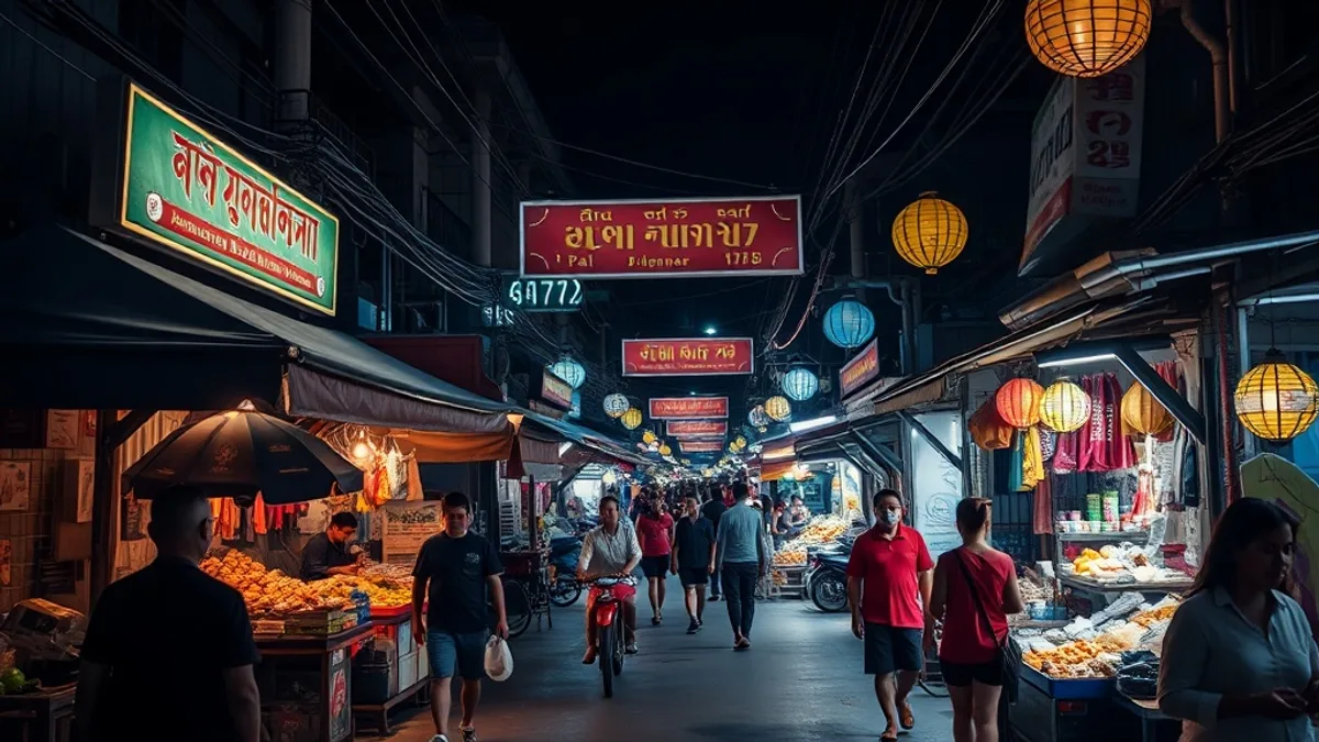 Pai Walking Street Night Market – Bild 1
