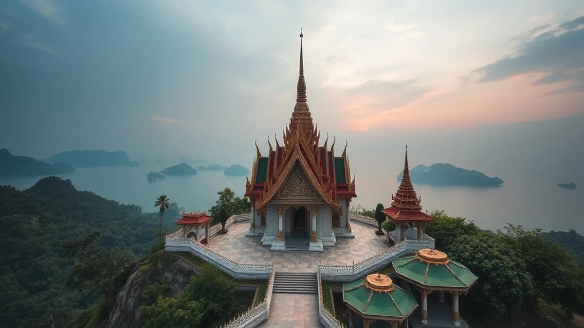 Wat Phu Khao Noi (Island Viewpoint Temple) – Bild 1