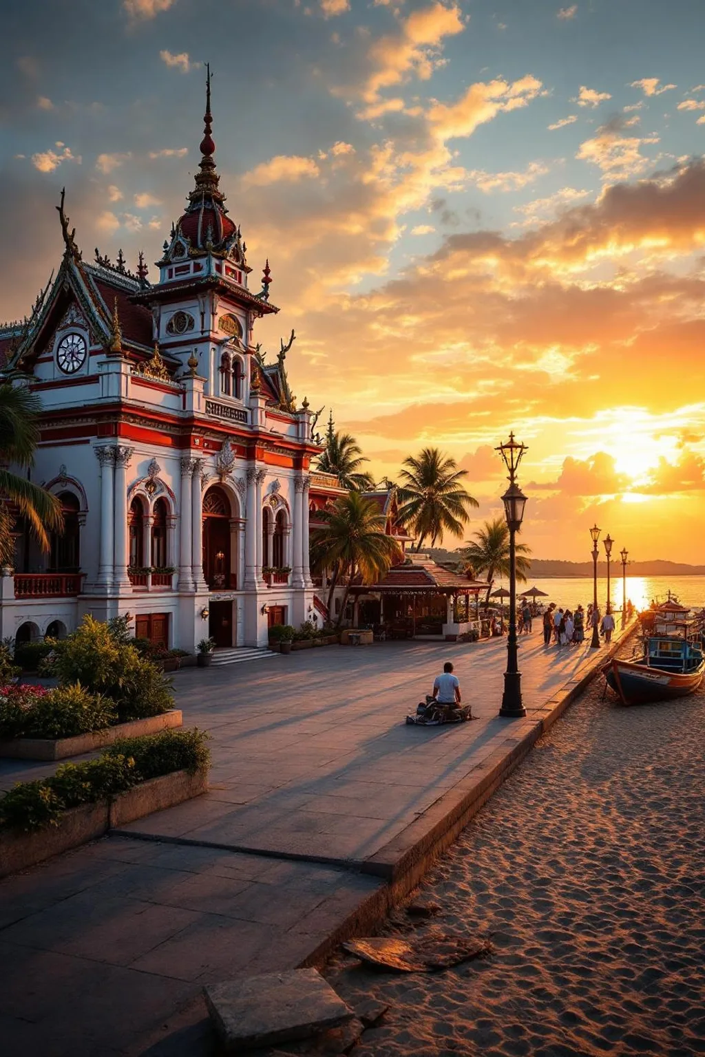 Scenery and landmarks in Hua Hin, Thailand