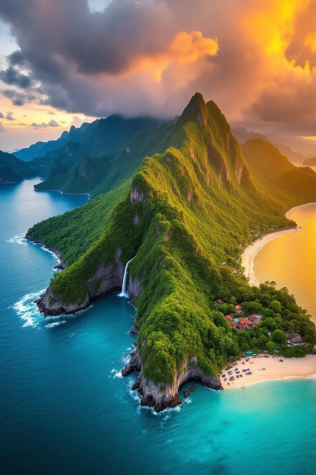 Scenery and landmarks in Koh Chang, Thailand