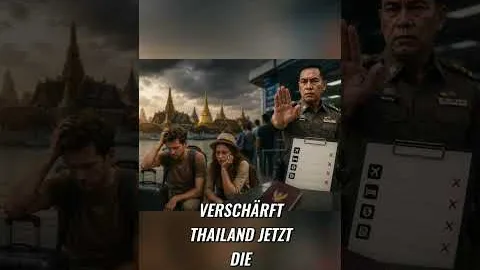 Thailand verschärft Einreise: Strengere Regeln für Millionen Touristen #shorts