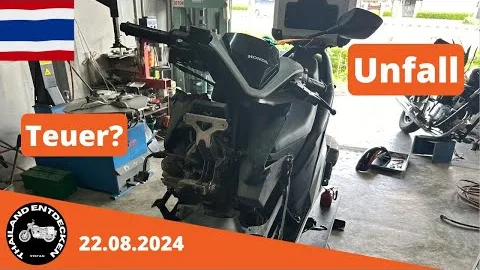 Unfall. Wie Teuer? Die Kosten. #thailand  #roller #unfall