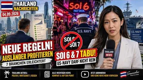 🇹🇭 Thailand Nachrichten: Million-Baht-Coup Pattaya | Löwenbiss Café | Z0mbie-Vapes | 04.09.26