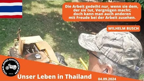 Die Arbeit gedeiht nur ... "Wilhelm Busch"
