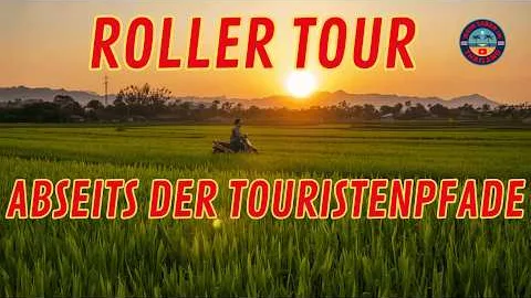 ROLLER TOUR durch die wunderschöne LANDSCHAFT der Provinz CHAINAT - Leben in Thailand